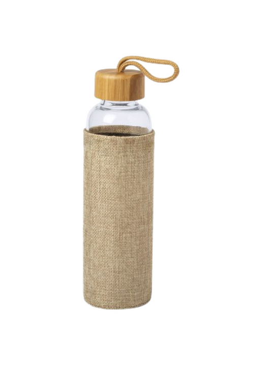 Bottle with Bamboo Cover